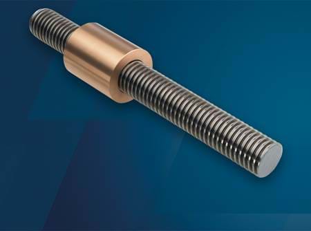 Spindle on blue background