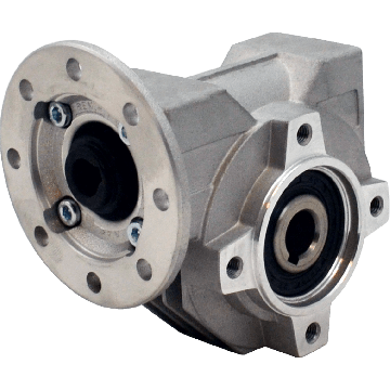Hydro-Mec 030, snekkegear Ø14 SS hulaksel, 30:1, indgang 56B14, aluminium