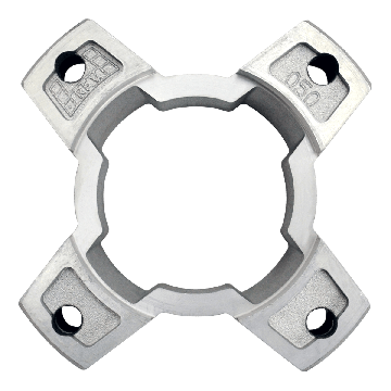 Hydro-Mec 050 afgangsflange FL, Aluminium