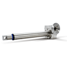 BJ-Gear, Aktuator, Rustfrit Stål Syrefast, IP69K, Konfigurerbart