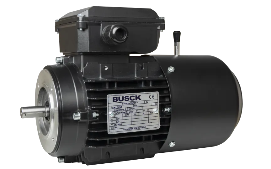 Busck AC brake motor T3AB100LA-8, 0.75kW, 710RPM, 230/400V, 50Hz, aluminium