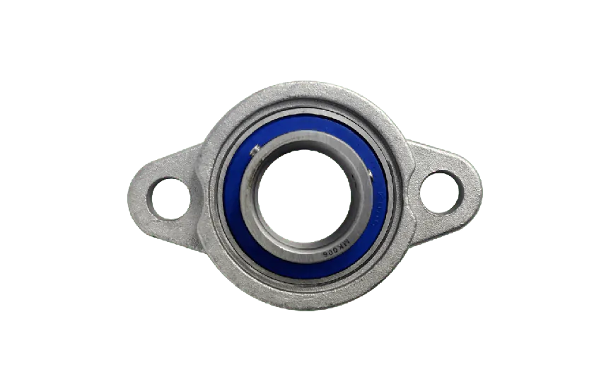 Mini flange bearing MKFL Ø30, set screw, stainless steel