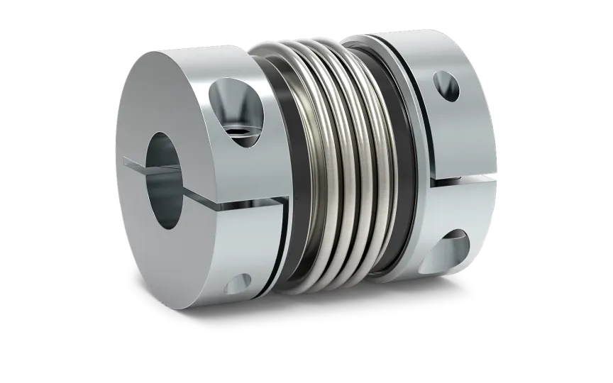 R+W BKL 10 16 18 bælgkobling, rustfrit stål og aluminium