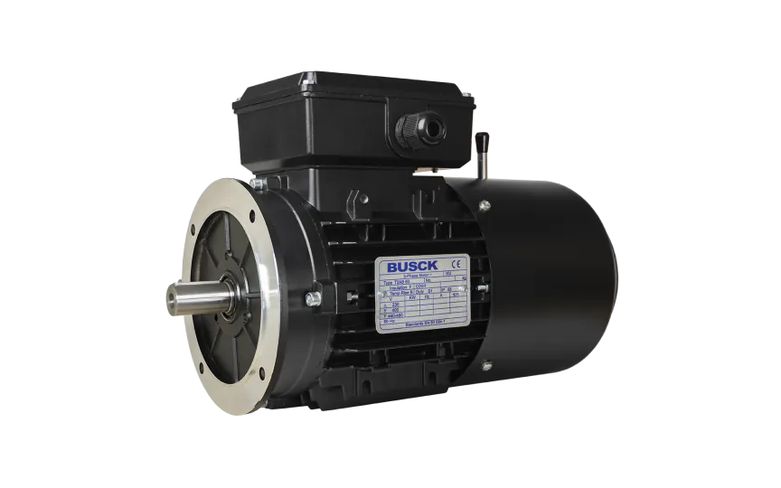 Busck AC motor T2AB71B-4B5, 0.37kW, 1400RPM, B5, 230/400, 50 Hz, Aluminium