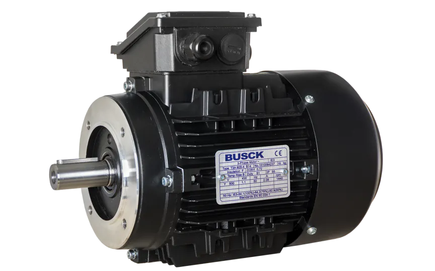 Busck AC motor T3A90S-2, 1,5kW, 2900RPM, B14, 230/400, 50 Hz, Aluminium