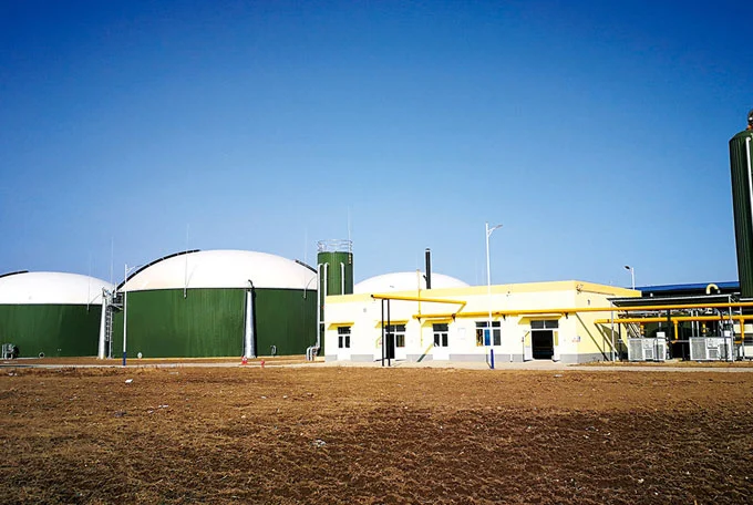 big biogas plant

