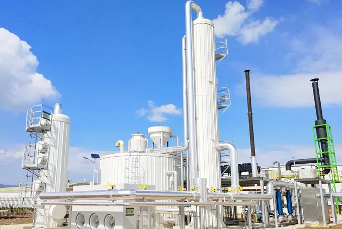 biogas plant in dairy farm
