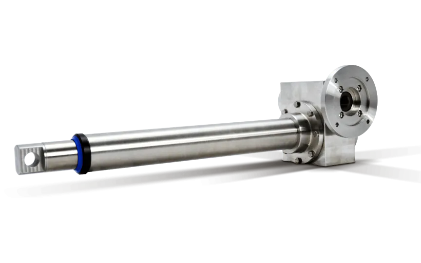 BJ-Gear, Aktuator, Rustfrit Stål Syrefast, IP69K, Konfigurerbart