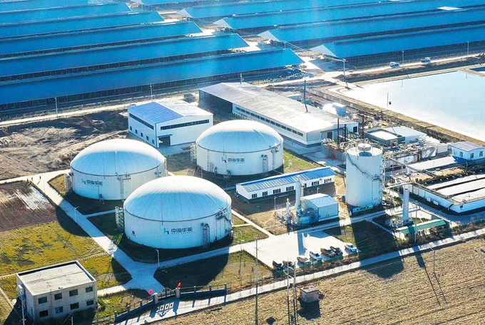 big biogas plant
